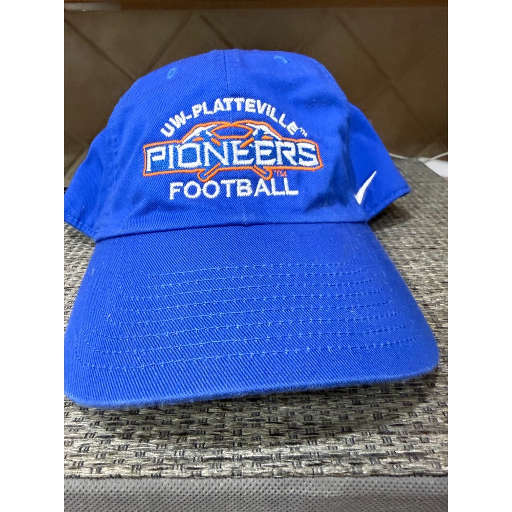 Nike UW-Platteville Pioneers Football Heritage86 Adjustable Hat Blue One Size